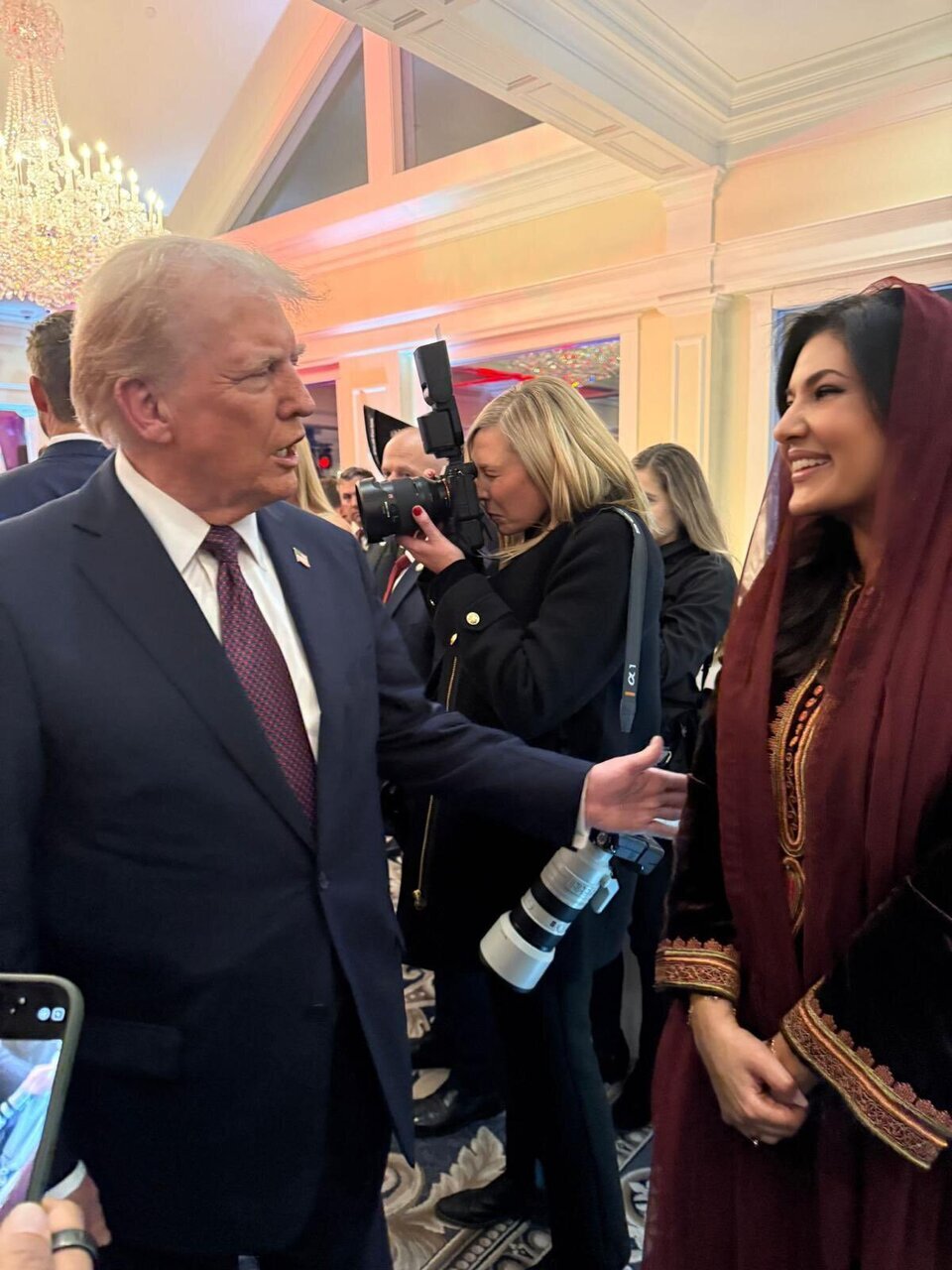 (تصاویر) سفیر زن عربستان با دونالد ترامپ عکس یادگاری گرفت