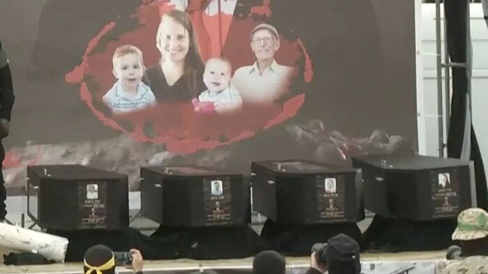 تحویل اجساد ۴ گروگان اسرائیلی به صلیب سرخ در خان یونس