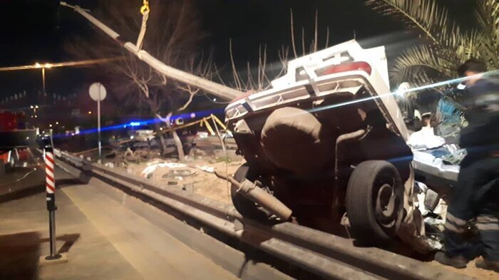 تصادف مرگبار در تهران؛ دو مرد ۳۰ و ۳۵ ساله کشته شدند