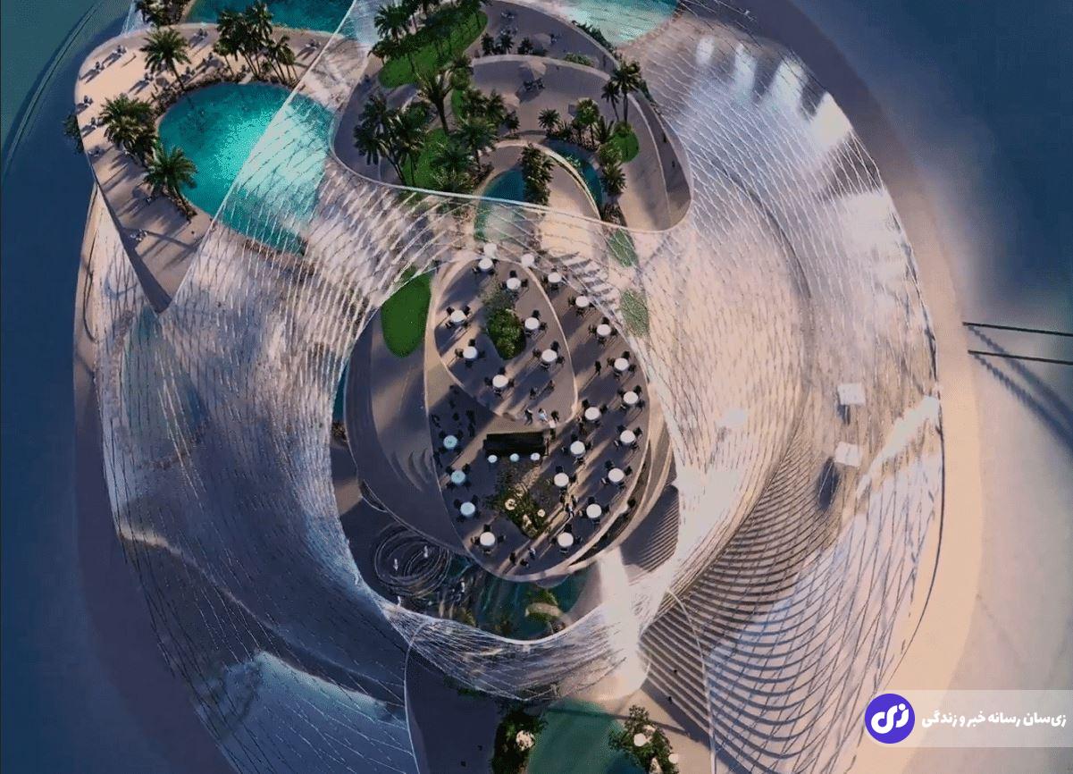 تصاویر | همه‌چیز درباره پروژه شگفت‌انگیز برج ترمه دبی؛ بلندترین تفریحگاه جهان با ۳ آبشار!