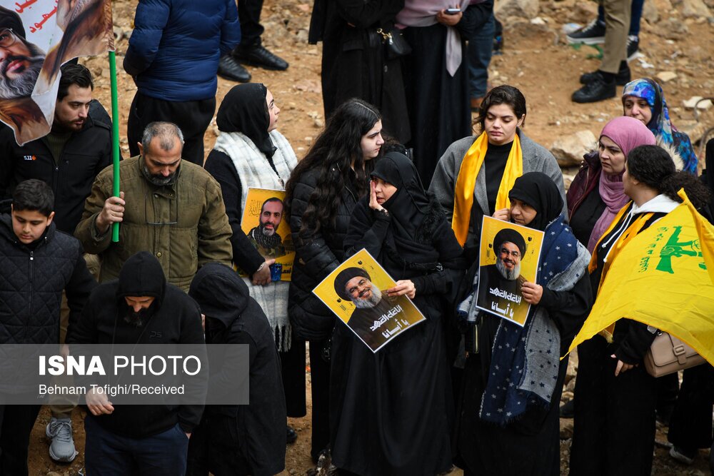 تصاویری غیرمنتظره از مراسم نصرالله در بیروت تصاویری غیرمنتظره از مراسم نصرالله در بیروت