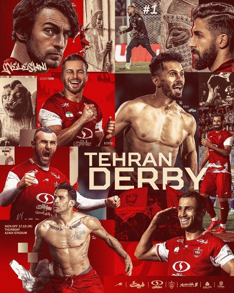 پوستر پرسپولیس برای دربی: کری، تاریخ و شاید گلزن جدید!