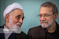 تصاویری خاص از ناطق نوری و علی لاریجانی