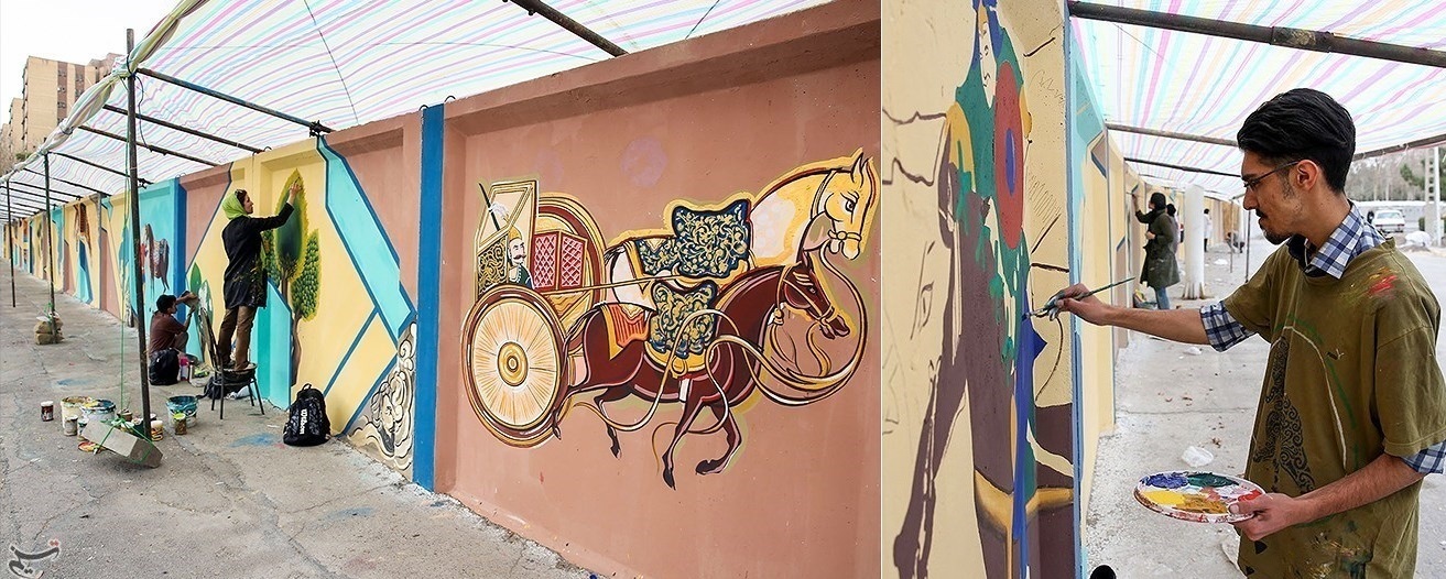 منیژه، زنی که آفتاب تن برهنه اش را ندیده است / از محو شبانه نقاشی شاهنامه تا توسل به فردوسی برای حجاب!