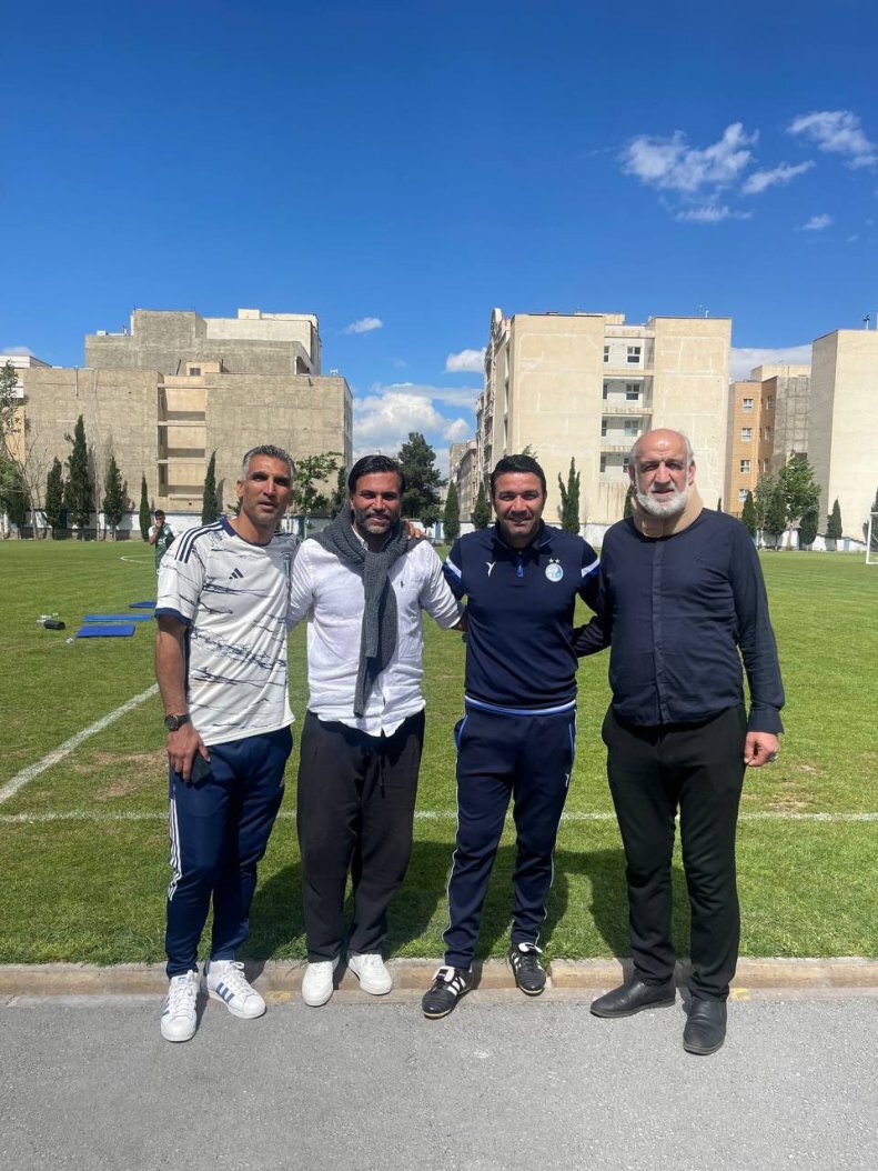 (عکس) مهمان ویژه نکونام در کمپ حجازی چه کسی بود؟