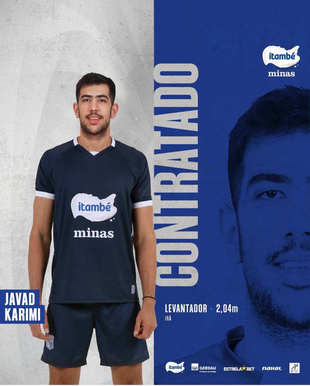 اولین ایرانی در سوپرلیگ والیبال برزیل | جواد کریمی کیست؟
