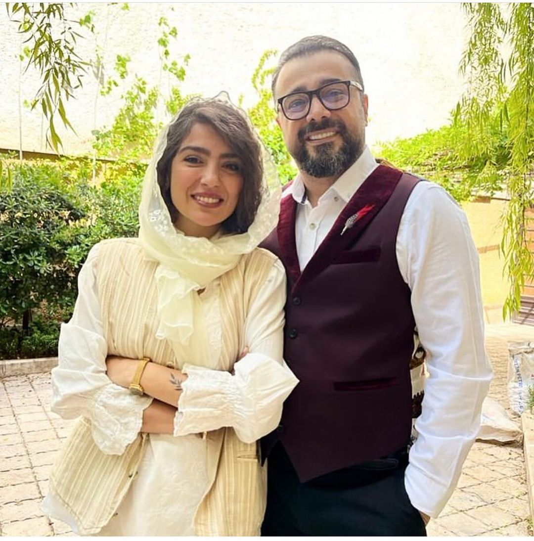 (عکس) ازدواج سپند امیرسلیمانی با بازیگر مشهور تلویزیون