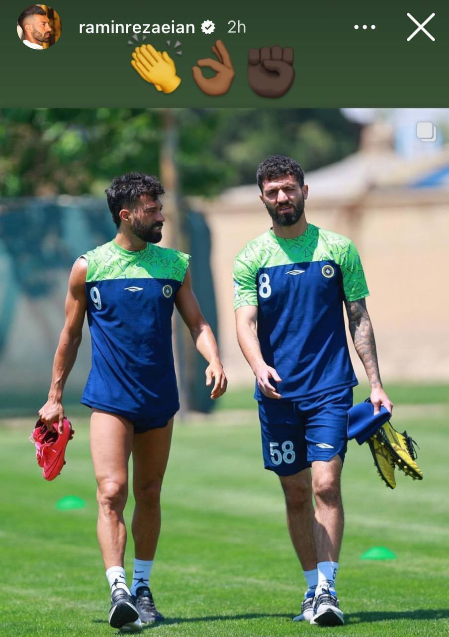 عکس | حمایت دوباره رامین رضاییان از یک استقلالی