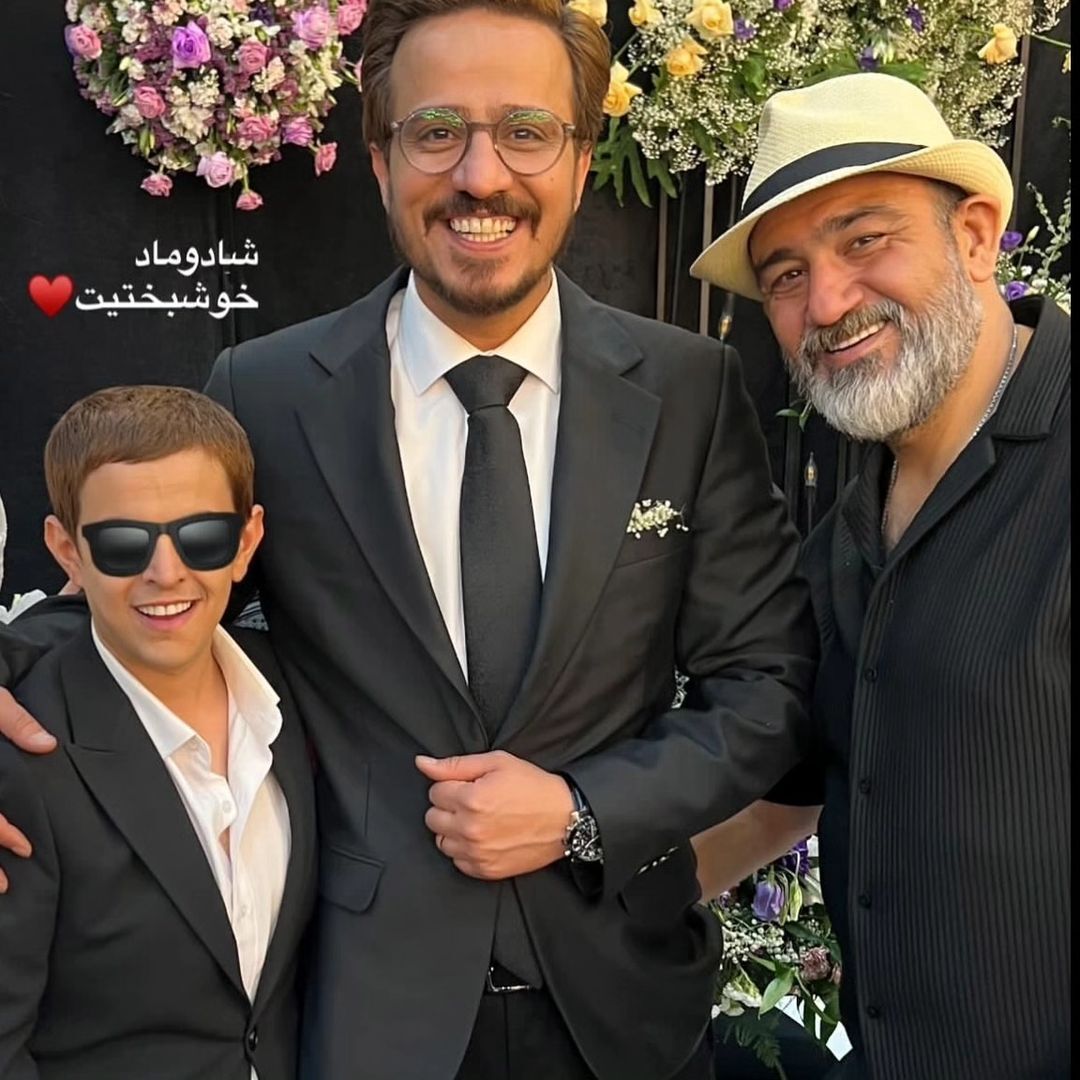 (تصاویر) دورهمی هنرمندان در مراسم عروسی حسین سلیمانی