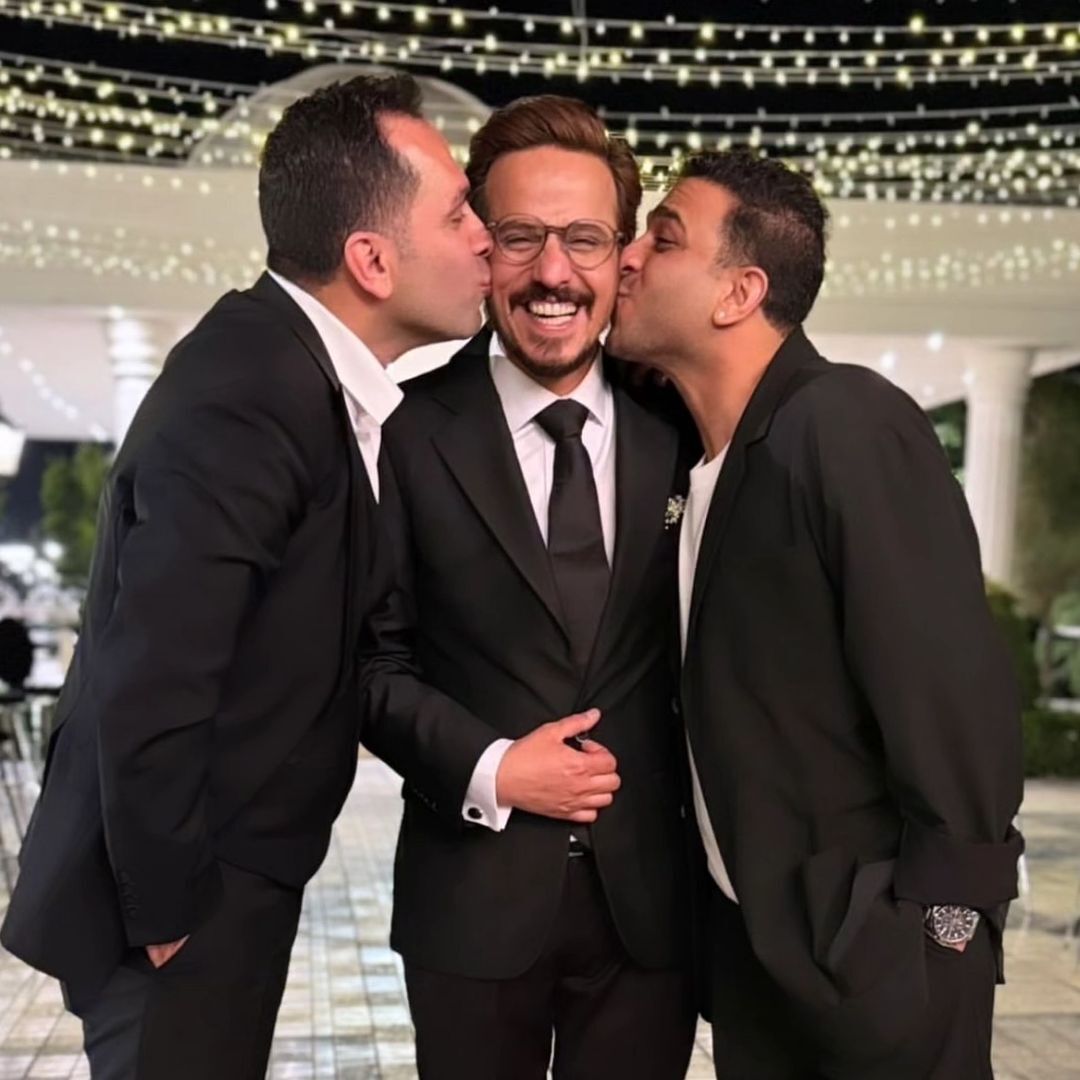 (تصاویر) دورهمی هنرمندان در مراسم عروسی حسین سلیمانی