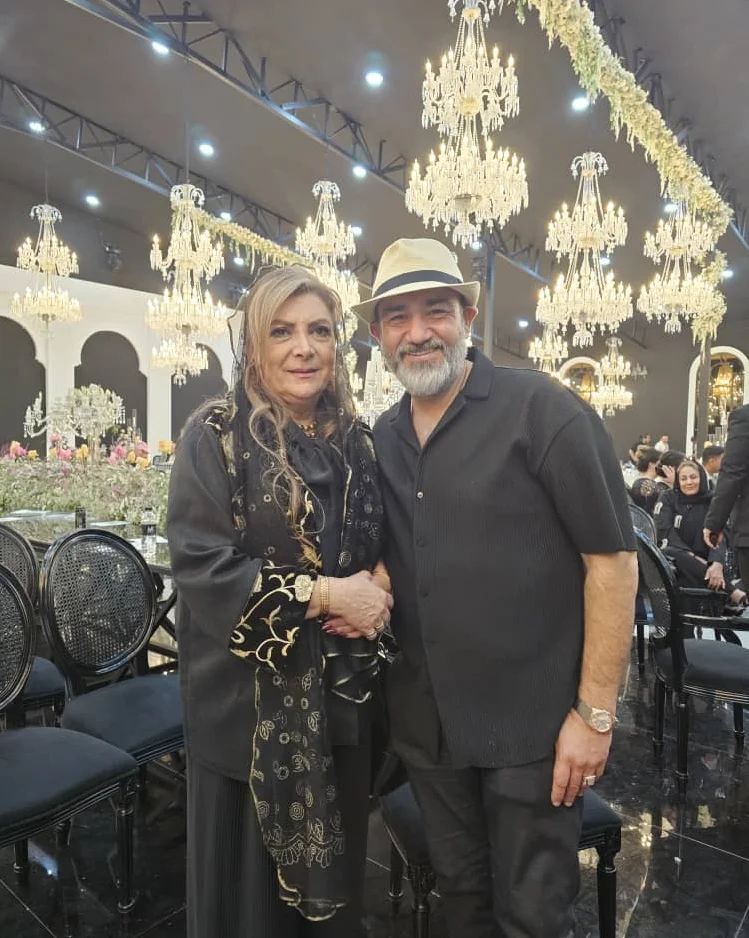 (عکس) عکس لورفته از دو بازیگر معروف در یک عروسی