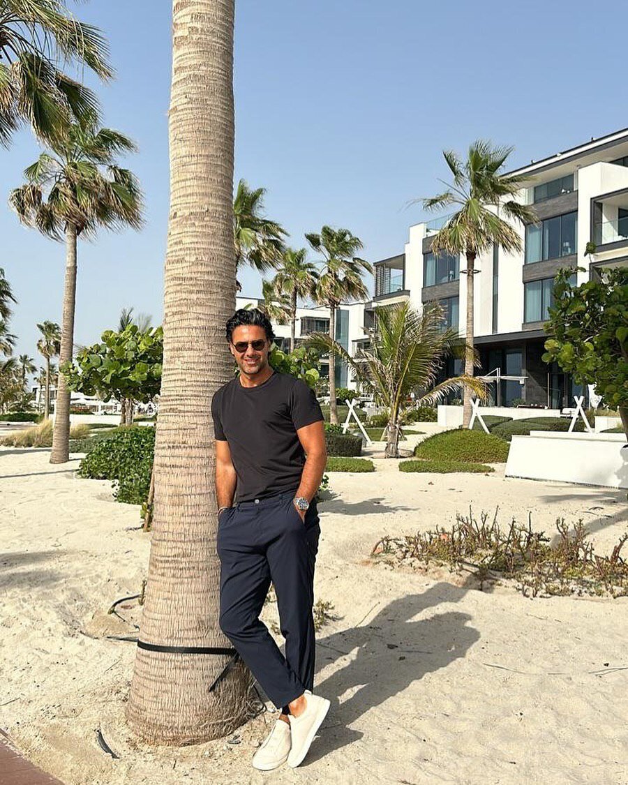 عکس | استایل جذاب فرهاد مجیدی در دبی