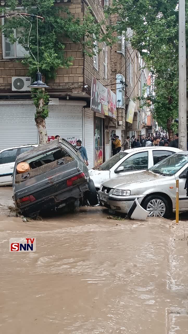عکس| چند تصویر آخرالزمانی از سیل وحشتناک در مشهد