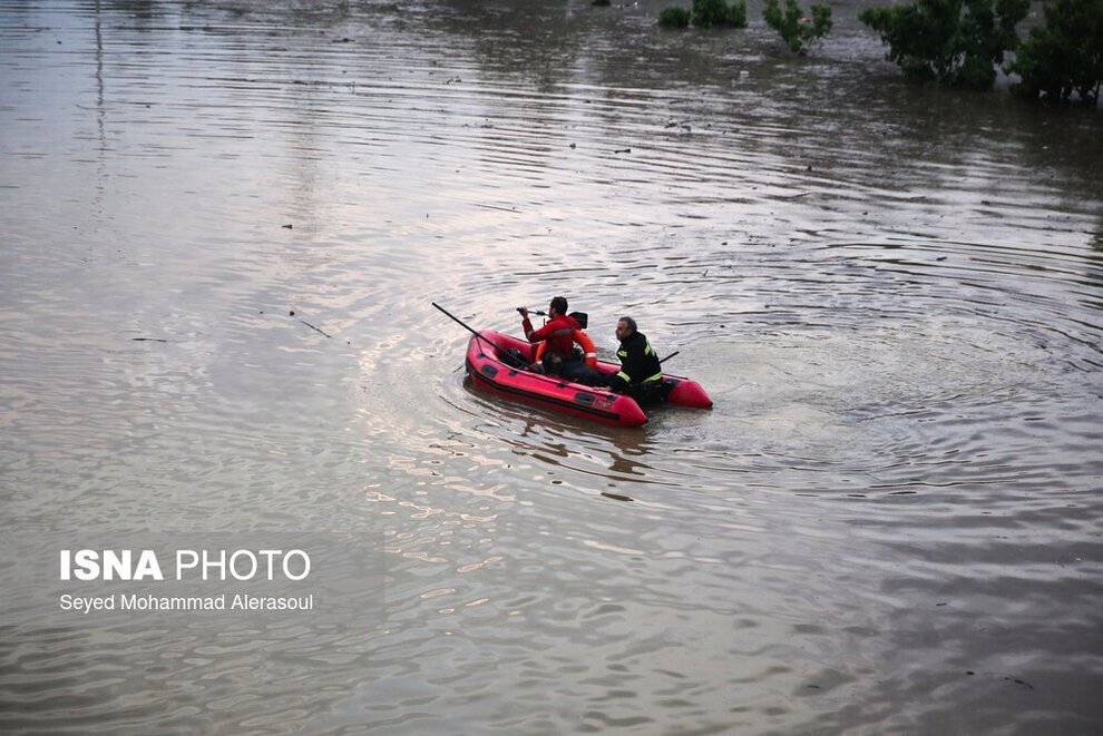 عکس| چند تصویر آخرالزمانی از سیل وحشتناک در مشهد