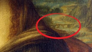 عکس| تا حالا فکر کرده‌اید که پس زمینه نقاشی مونالیزا کجاست؟