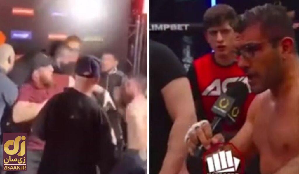 (ویدئو) جنجال علی هیبتی بوکسور ایرانی مقیم روسیه با لگد زدن به باسن مجری زن؛ علی هیبتی کیست؟