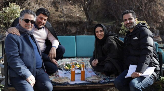 (عکس) تصویر‌ی از سحر دولتشاهی و حامد بهداد در پشت صحنه یک فیلم