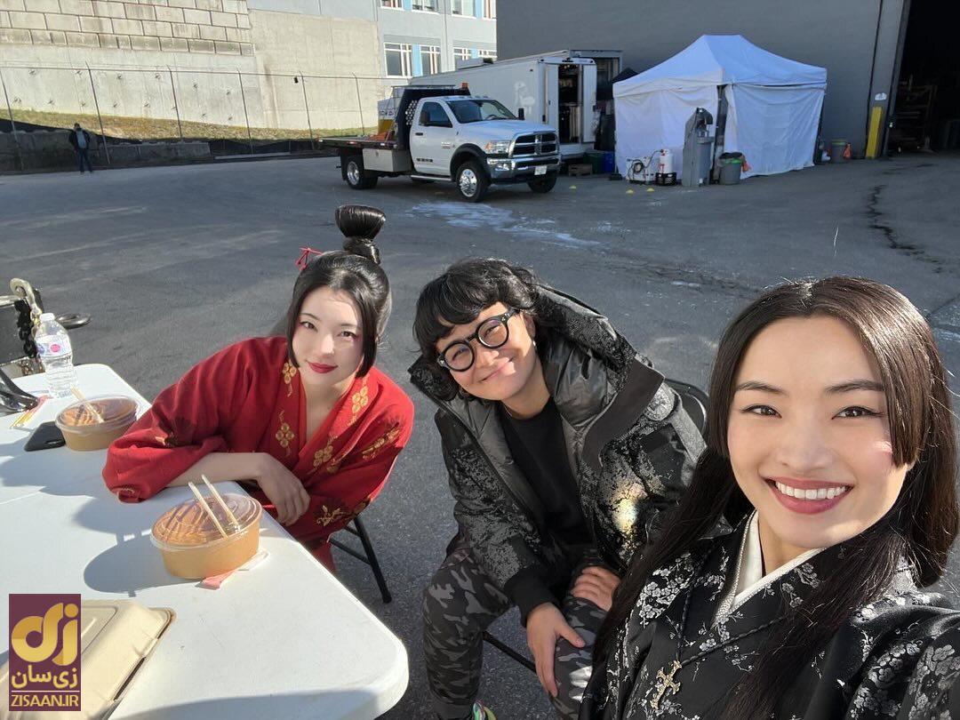 عکس‌های واقعی «آنا ساوای» بازیگر نقش ماریکو ساما در سریال شوگون + تصاویر