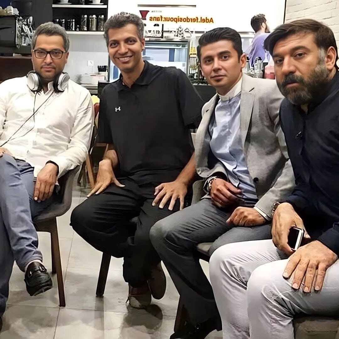 تصویری تاریخی از علی انصاریان و مهرداد میناوند در پشت صحنه «نود»