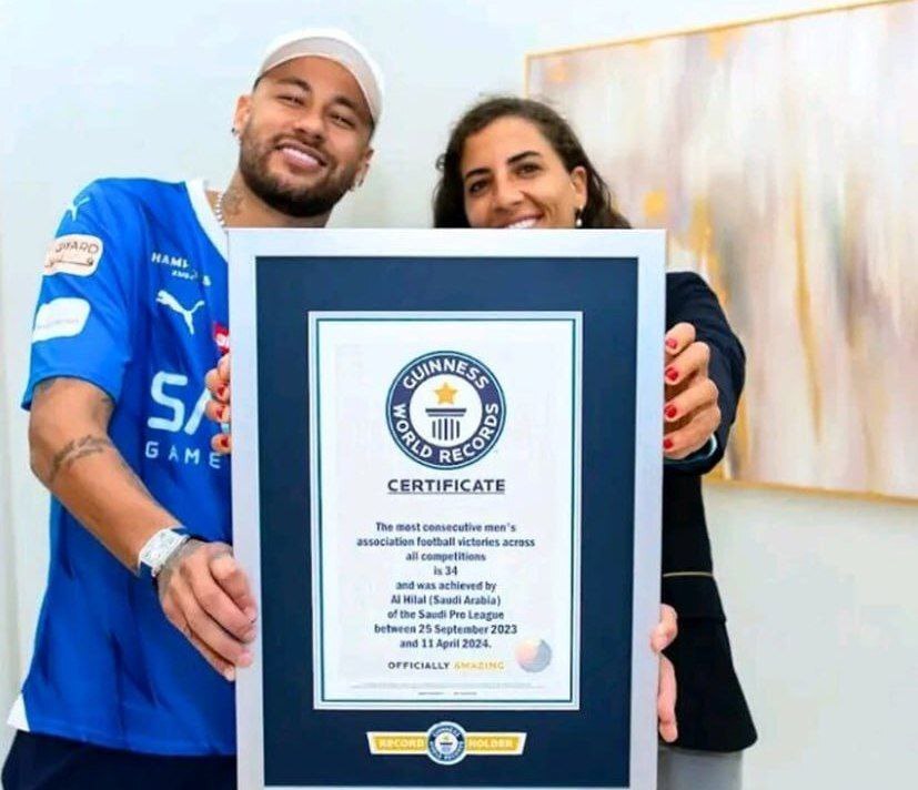 الهلال عربستان رکورد گینس را شکست الهلال عربستان رکورد گینس را شکست