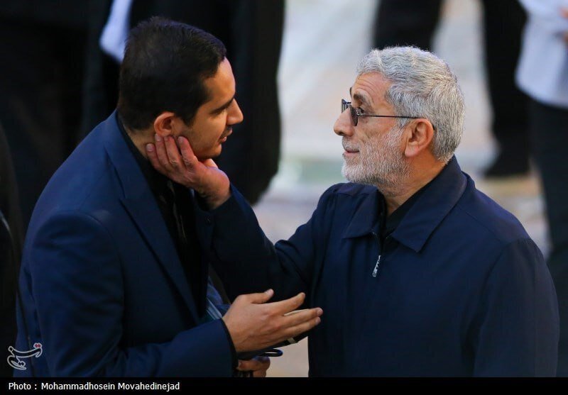 عکس | تصویری متفاوت از سردار قاآنی در مراسم سالگرد ارتحال امام خمینی