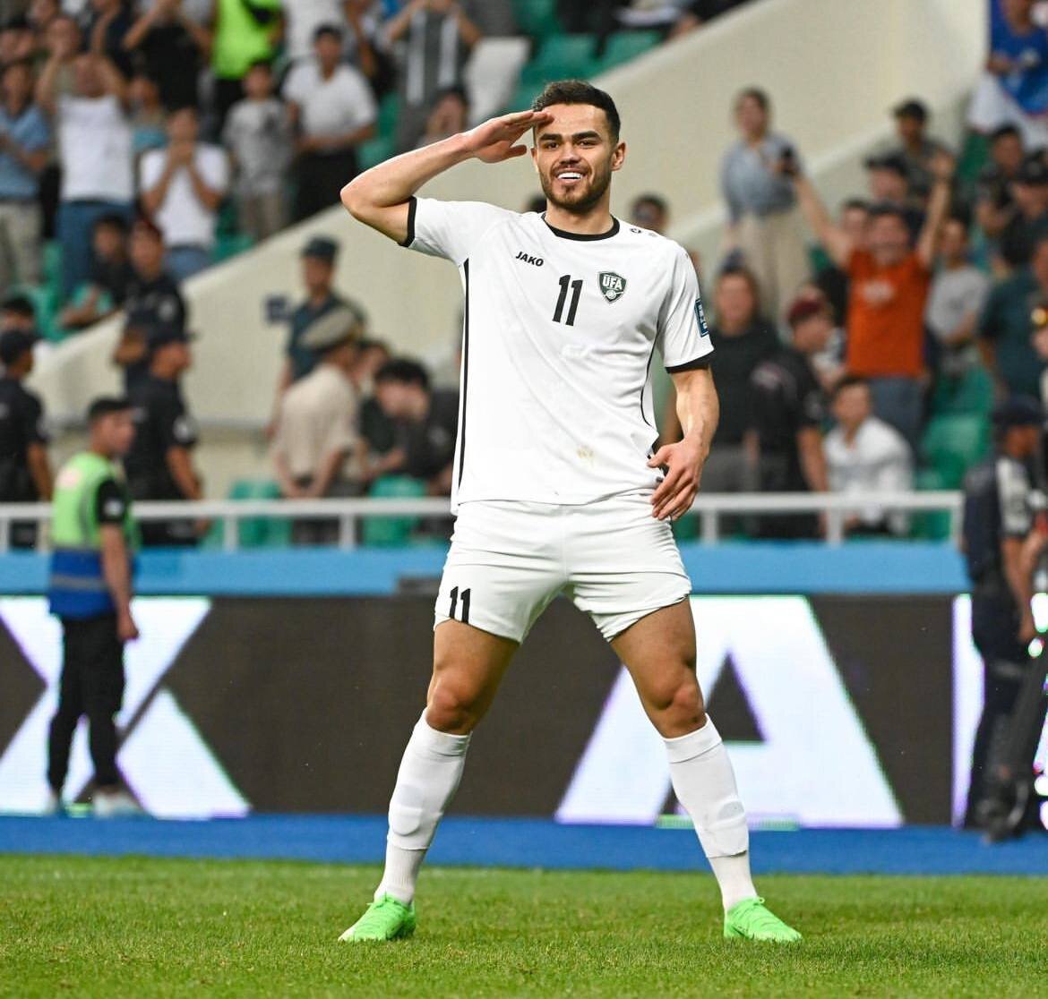 عکس | ژست خاص ستاره پرسپولیس پس از گلزنی در تیم ملی