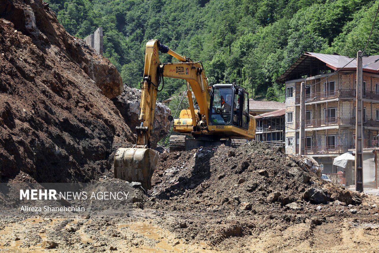 آخرین وضعیت شهرک امامزاده ابراهیم (ع) شفت ۳۹ روز پس از آتش سوزی