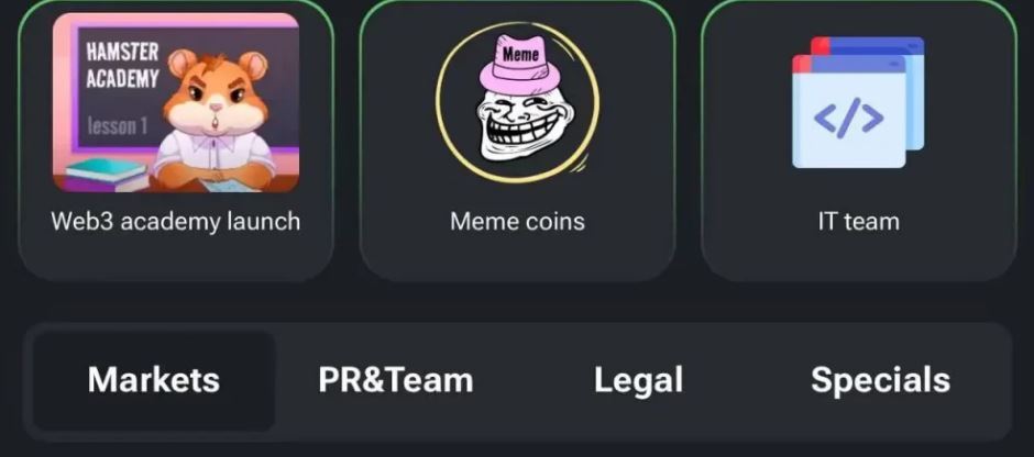 کارت‌های ۵ میلیونی همستر کامبت امروز ۲۹ خرداد ۱۴۰۳