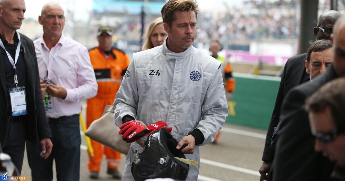 عکس| برد پیت در مسابقات فرمول یک اتومبیل‌رانی