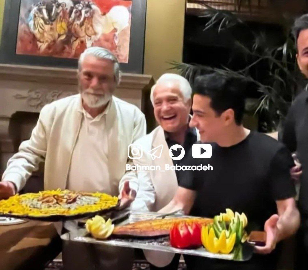 جشن تولد متفاوت همایون شجریان با حضور بهروز وثوقی