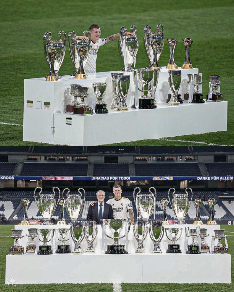 آخرین عکس کروس: من همه این جام‌ها را بردم