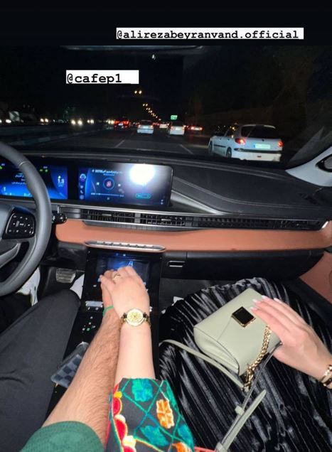 عکس | تصویر عاشقانه بیرانوند و همسرش بعد از معجزه آزادی