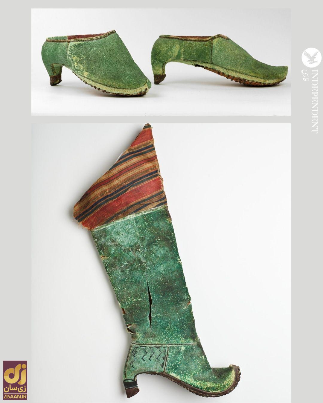 کفش پاشنه‌دار مردانه سوغات ایران برای اشراف اروپا