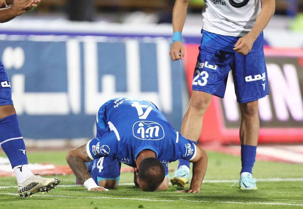 عکس‌| شادی خاص چشمی پس از گل حساس