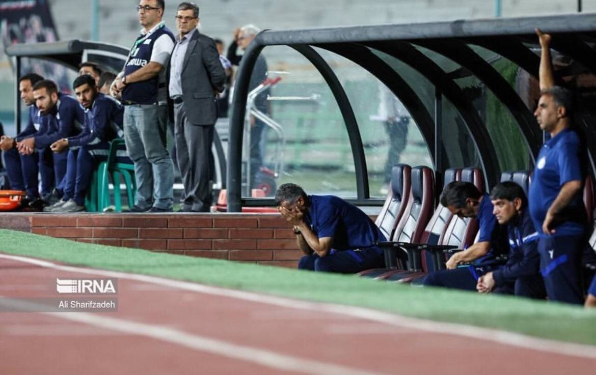 عکس‌| واکنش تلخ هاشمی‌نسب به برد پرسپولیس