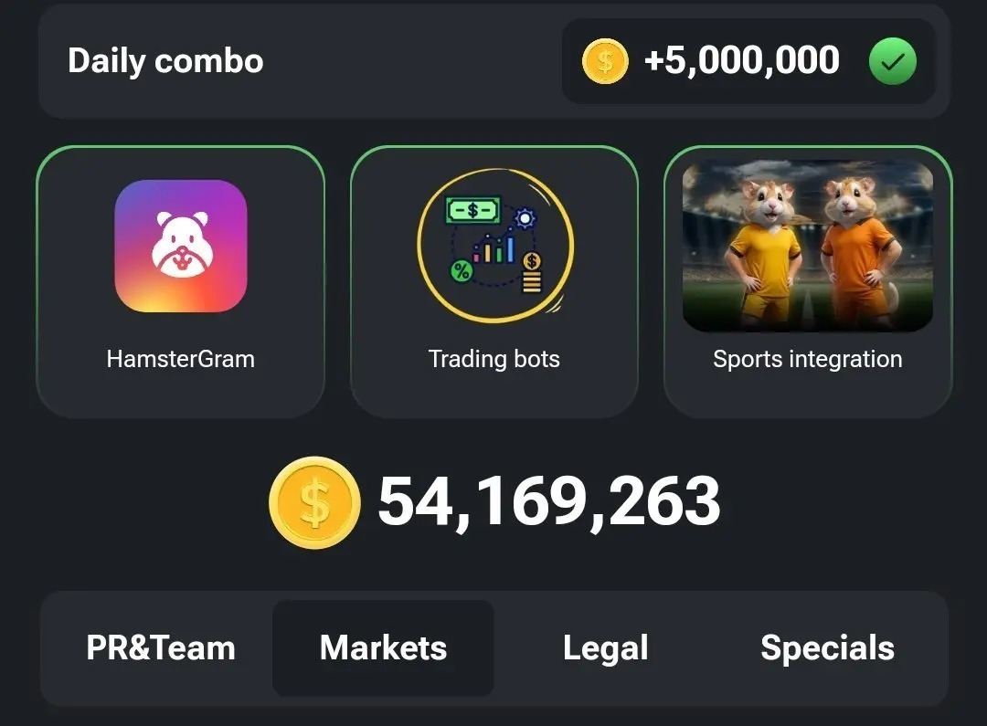 کارت‌های ۵ میلیونی همستر کامبت امروز و فردا ۱۲ و ۱۳ تیر ۱۴۰۳