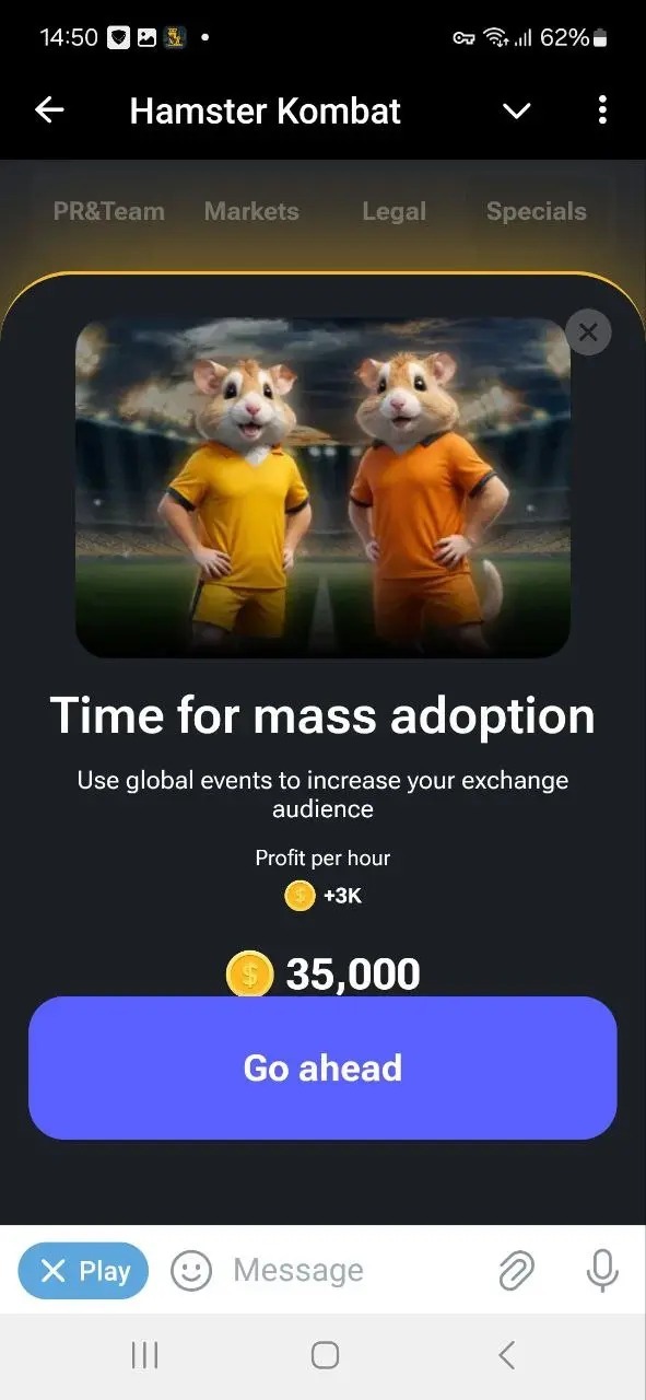 کارت‌های ۵ میلیونی همستر کامبت امروز و فردا ۱۲ و ۱۳ تیر ۱۴۰۳