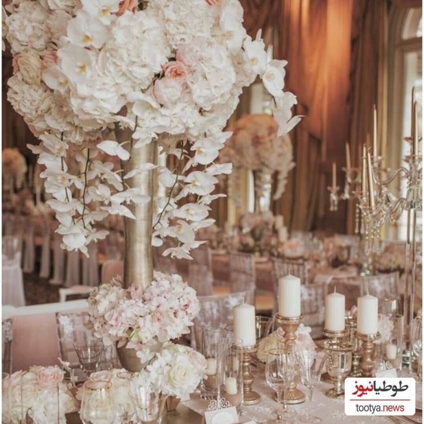 تصاویر | کیک عروسی جشن عروسی خواهر ساره بیات