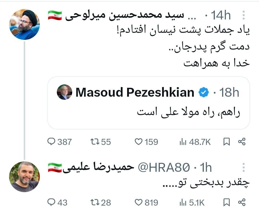 پس لرزه‌های توهین داماد پناهیان و حامی جلیلی به حضرت علی (ع)