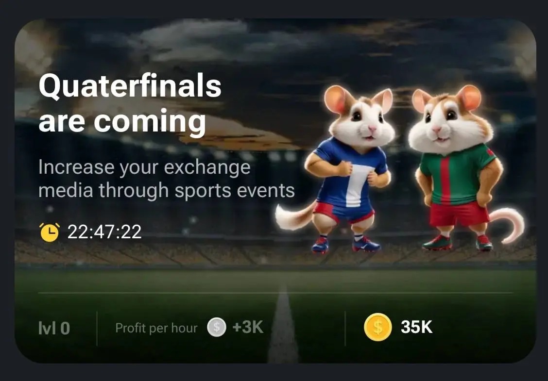 کارت بازی همستر کامبت امروز جمعه ۱۵ تیر برای دریافت ۵ میلیون سکه