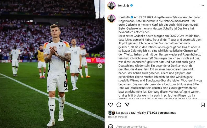 وداع تلخ کروس؛ «ممنون آلمان» و «معذرت پدری»