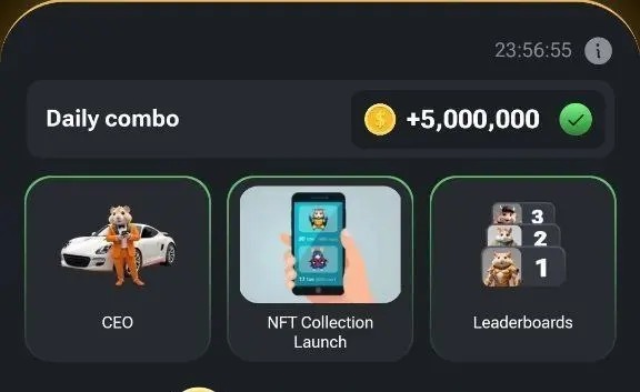 کارت بازی همستر کامبت امروز یکشنبه ۱۷ تیر برای دریافت ۵ میلیون سکه