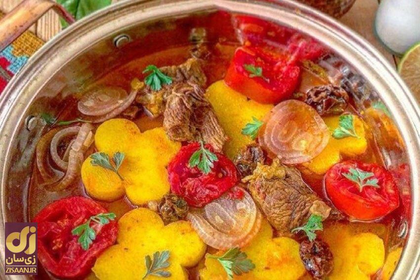 طرز تهیه تاس کباب تهرانی