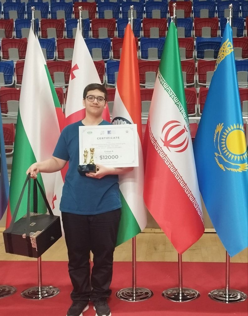 رکورد جوان‌ترین استاد بزرگ شطرنج ایران شکست