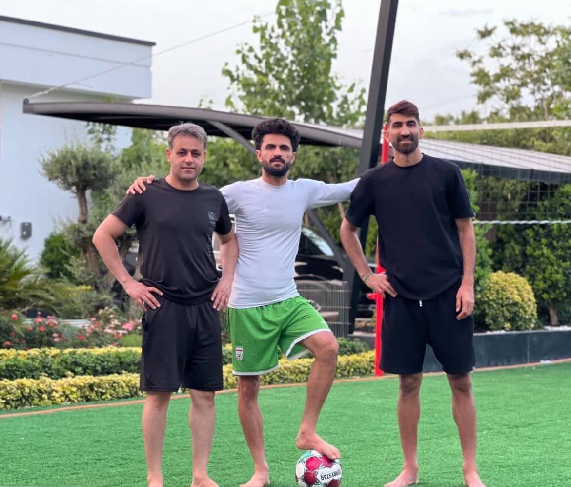 عکس | تمرین مشترک بیرانوند با وکیل جنجالی و استقلالی سابق!