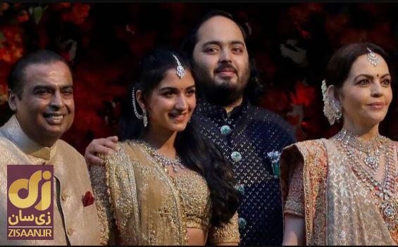 عروسی پر زرق و برق پسر ثروتمندترین مرد آسیا در مومبای و شکایت اهالی از شلوغی شهر