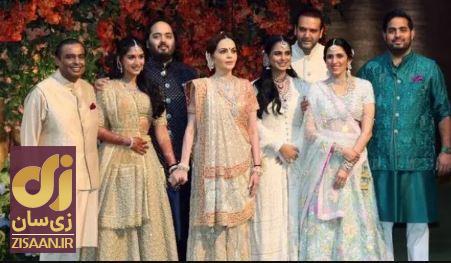 عروسی پر زرق و برق پسر ثروتمندترین مرد آسیا در مومبای و شکایت اهالی از شلوغی شهر