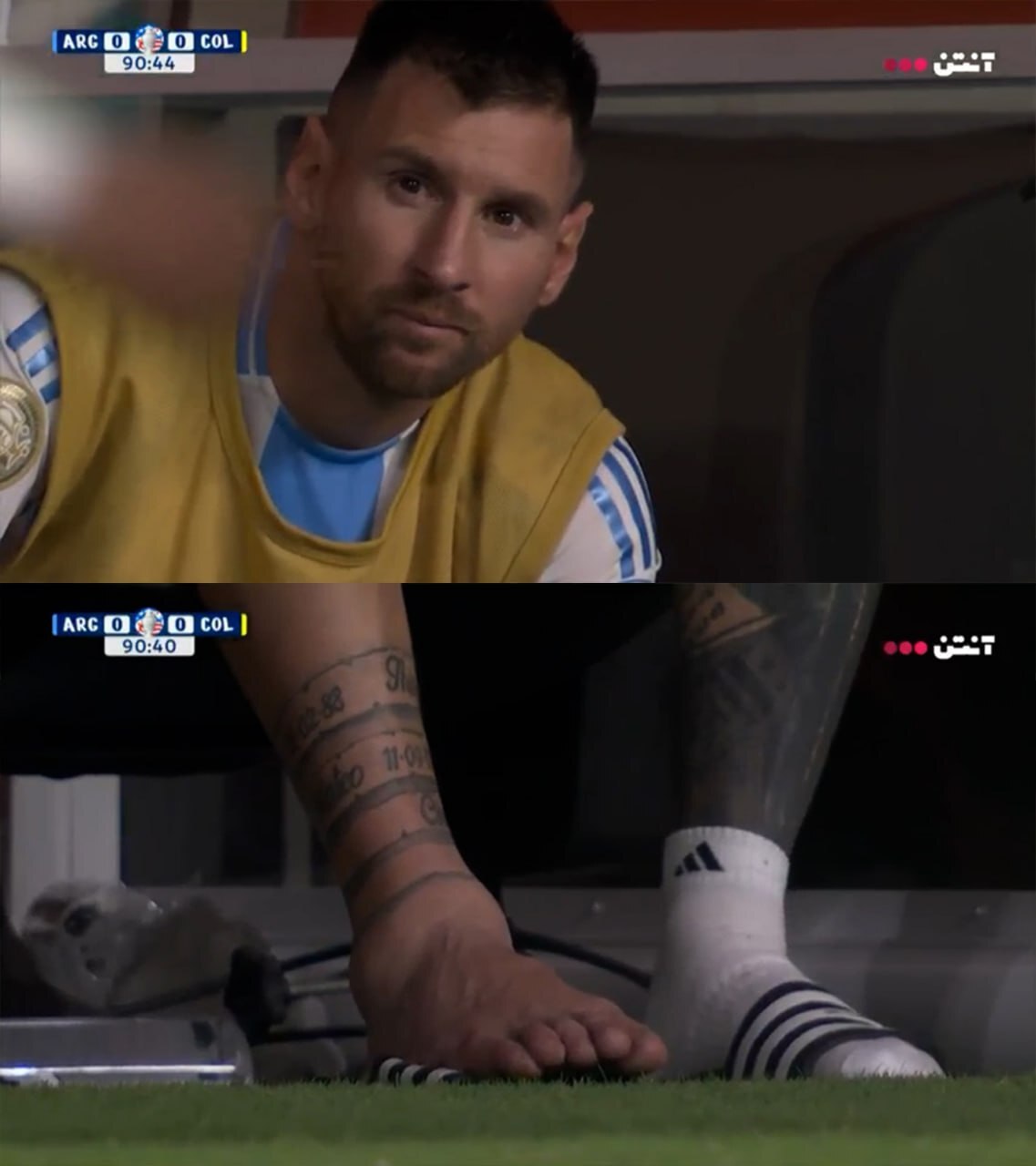 ویدئو| تصاویر اشک‌های تلخ و سوزناک مسی وایرال شد