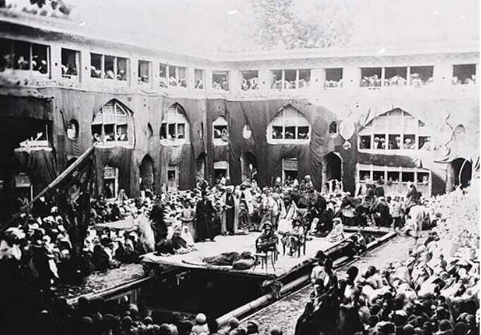 تصاویر جالب از عزاداری محرم در دوره قاجار