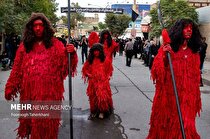 تصاویر | کاروان نمادین لشکر جن‌ها در نوش آباد کاشان!